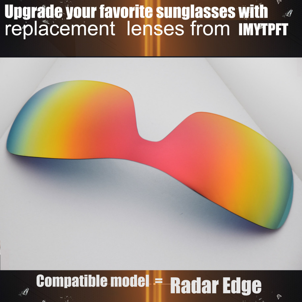 Imytpft Compatible/Replacement For Lenses Oakley Radar Edge  Red Polarized