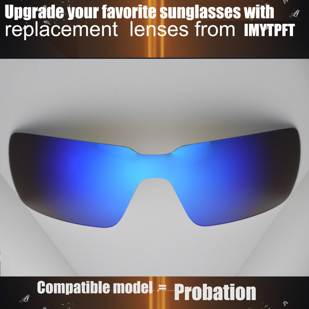 Imytpft Compatible/Replacement For Lenses Oakley Probation Blue Polarized Imytpft Compatible/Replacement For Lenses Oakley Probation Blue Polarized