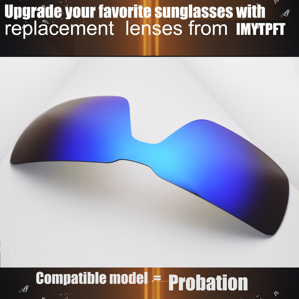 Imytpft Compatible/Replacement For Lenses Oakley Probation Blue Polarized Imytpft Compatible/Replacement For Lenses Oakley Probation Blue Polarized