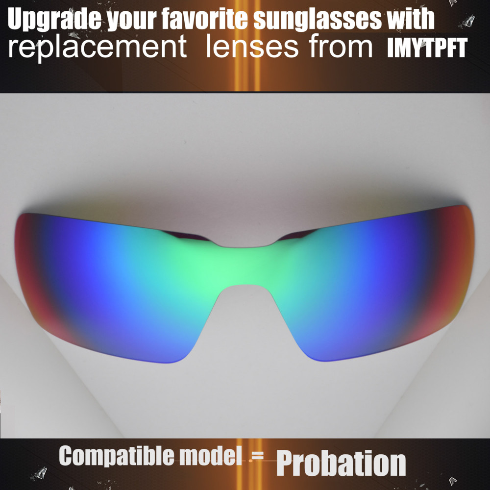 Imytpft Compatible/Replacement For Lenses Oakley Probation  Green Polarized