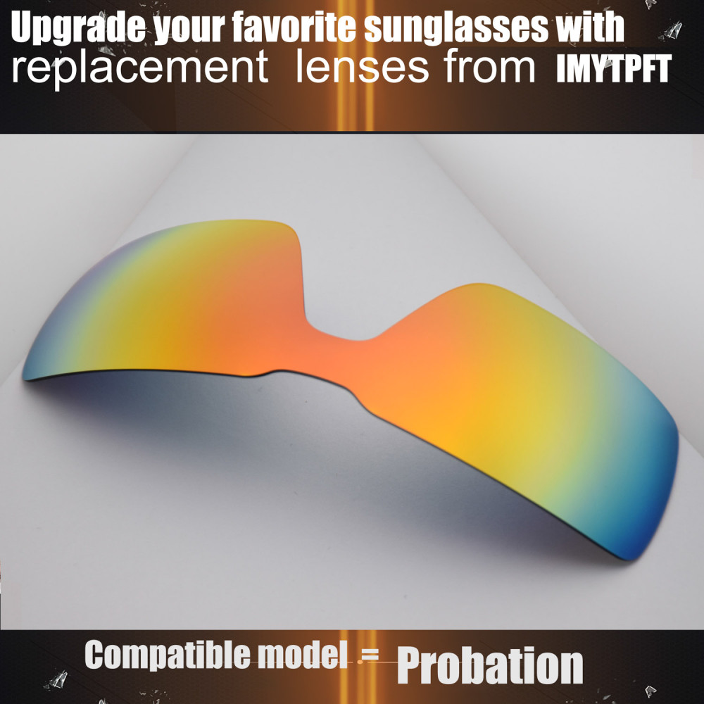 Imytpft Compatible/Replacement For Lenses Oakley Probation  Red Polarized