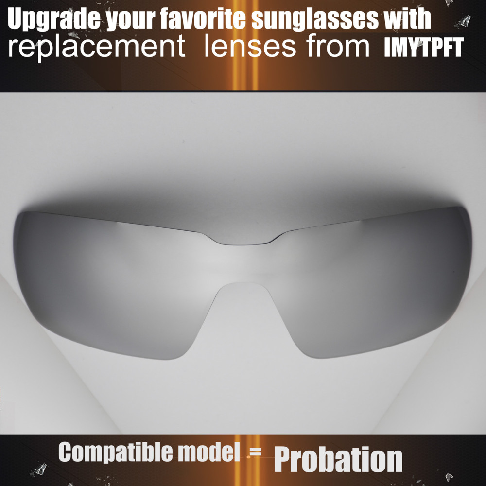Imytpft Compatible/Replacement For Lenses Oakley Probation  Titanium Mirror Polarized