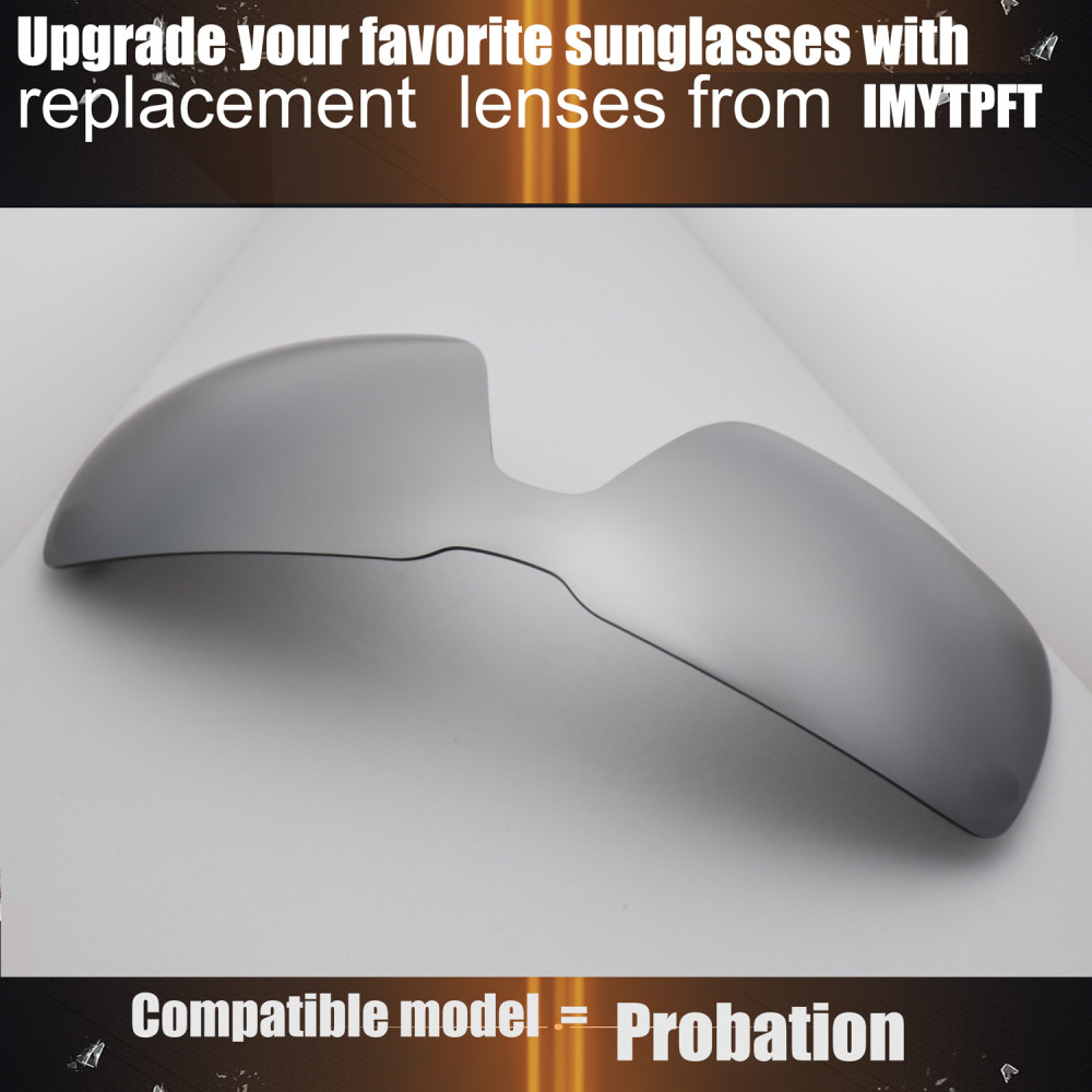 Imytpft Compatible/Replacement For Lenses Oakley Probation  Titanium Mirror Polarized