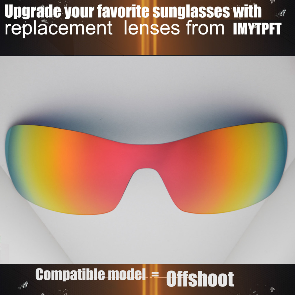 Imytpft Compatible/Replacement For Lenses Oakley Offshoot  Red Polarized