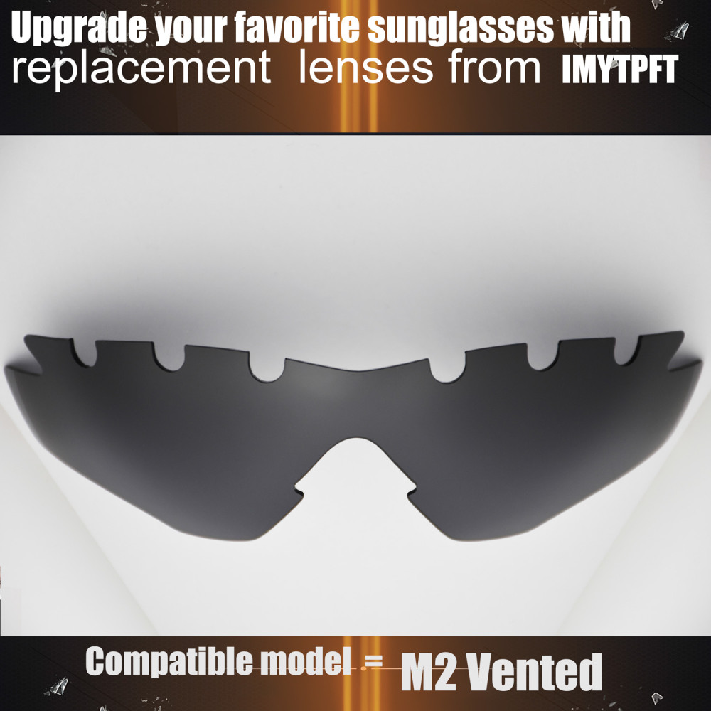Imytpft Compatible/Replacement For Lenses Oakley M2 Vented  Black Polarized