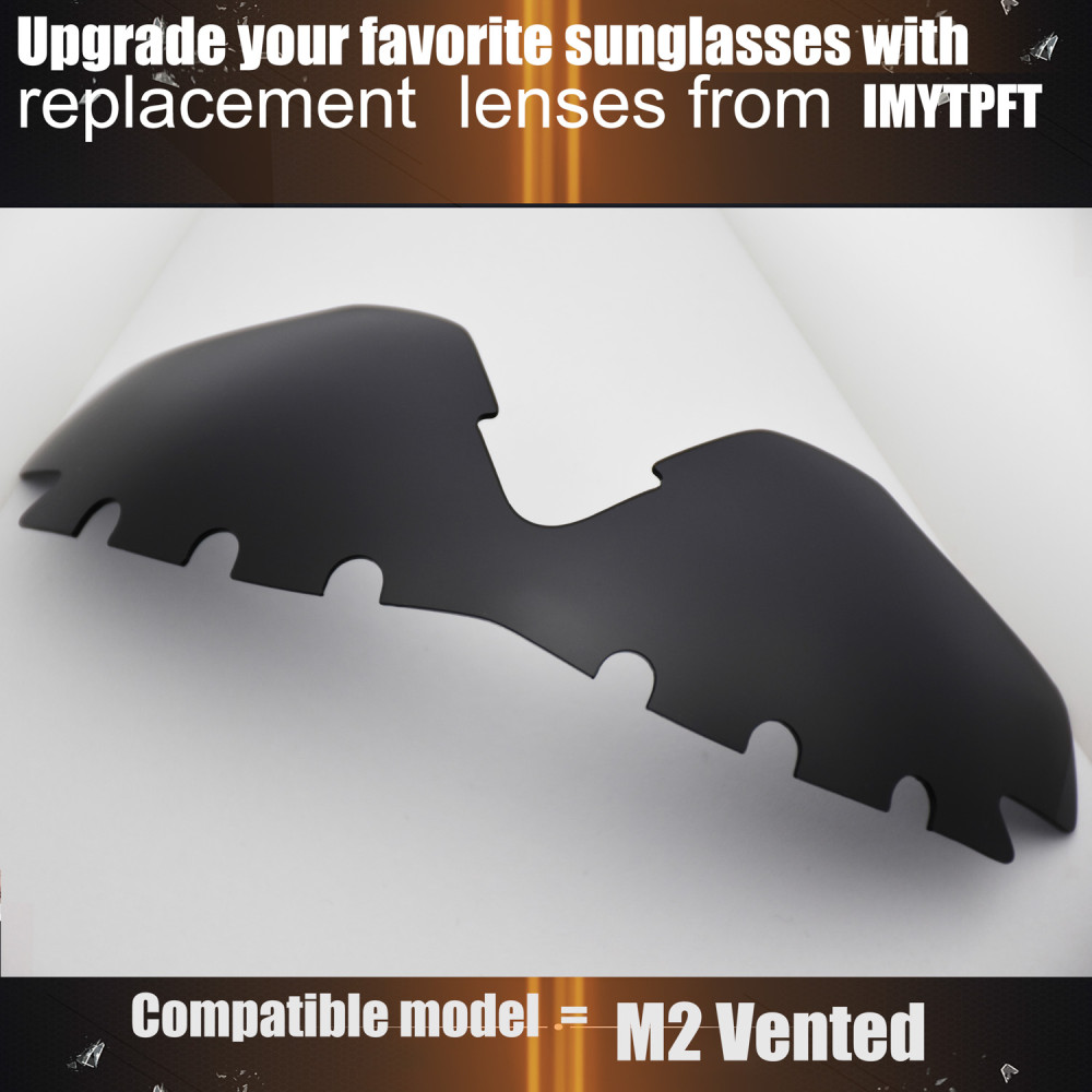Imytpft Compatible/Replacement For Lenses Oakley M2 Vented  Black Polarized