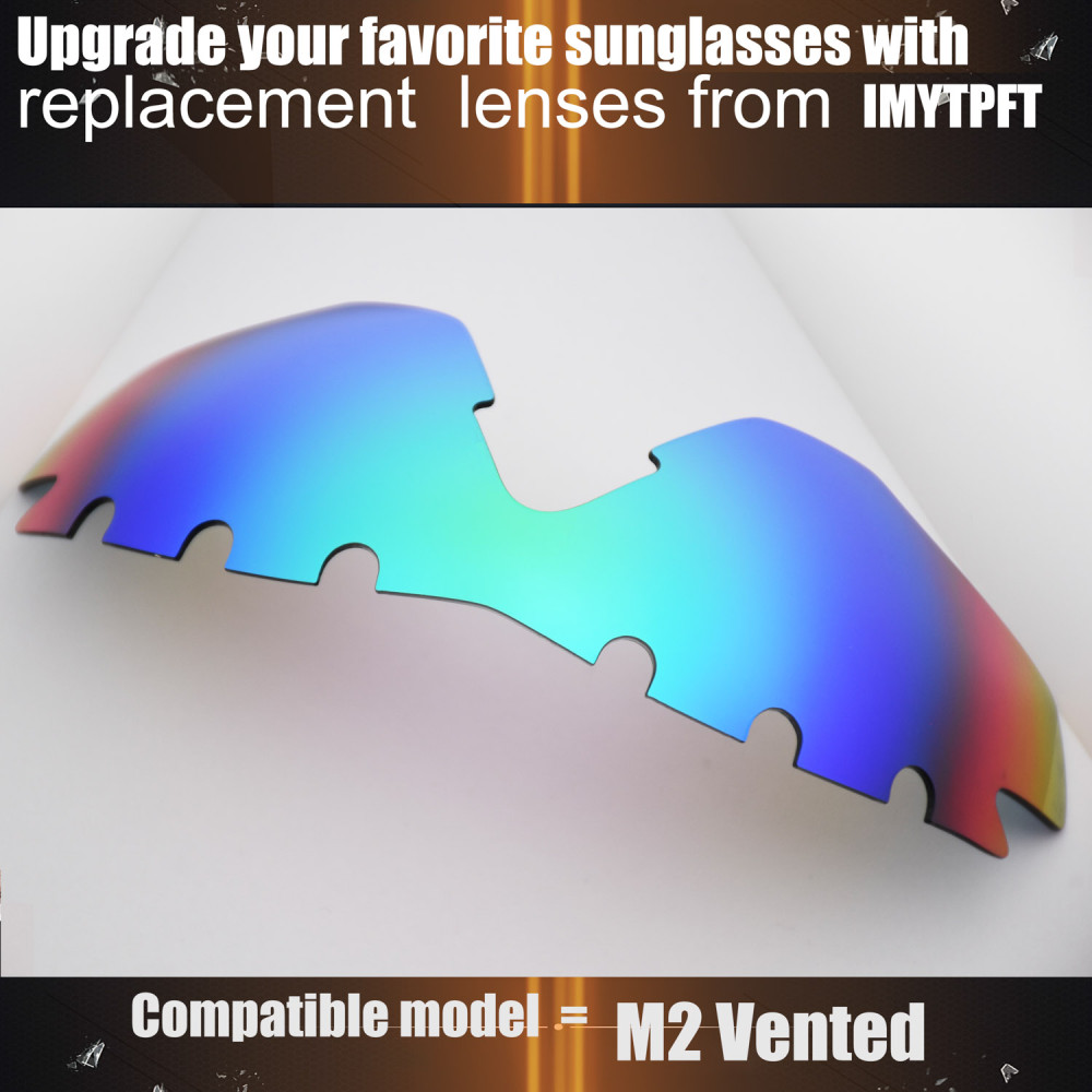Imytpft Compatible/Replacement For Lenses Oakley M2 Vented  Green Polarized
