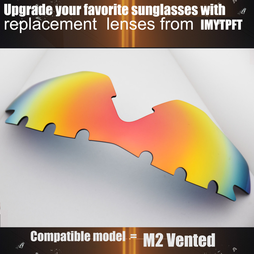 Imytpft Compatible/Replacement For Lenses Oakley M2 Vented  Red Polarized