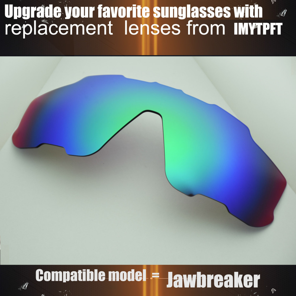 Imytpft Compatible/Replacement for Lenses Oakley Jawbreaker  Green Polarized
