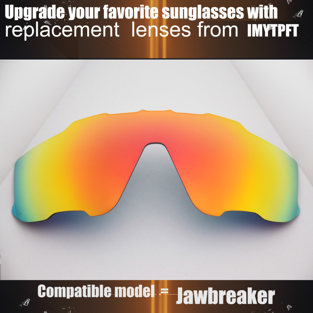 Imytpft Compatible/Replacement for Lenses Oakley Jawbreaker  Red Polarized