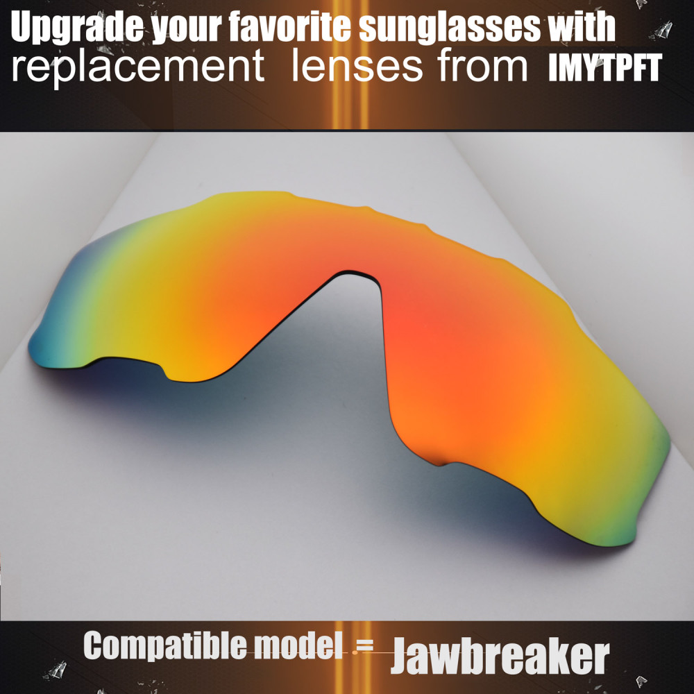 Imytpft Compatible/Replacement for Lenses Oakley Jawbreaker  Red Polarized