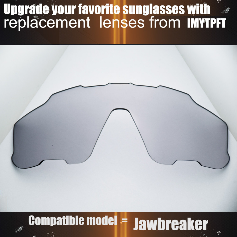 Imytpft Compatible/Replacement for Lenses Oakley Jawbreaker  Photochromic Polarized