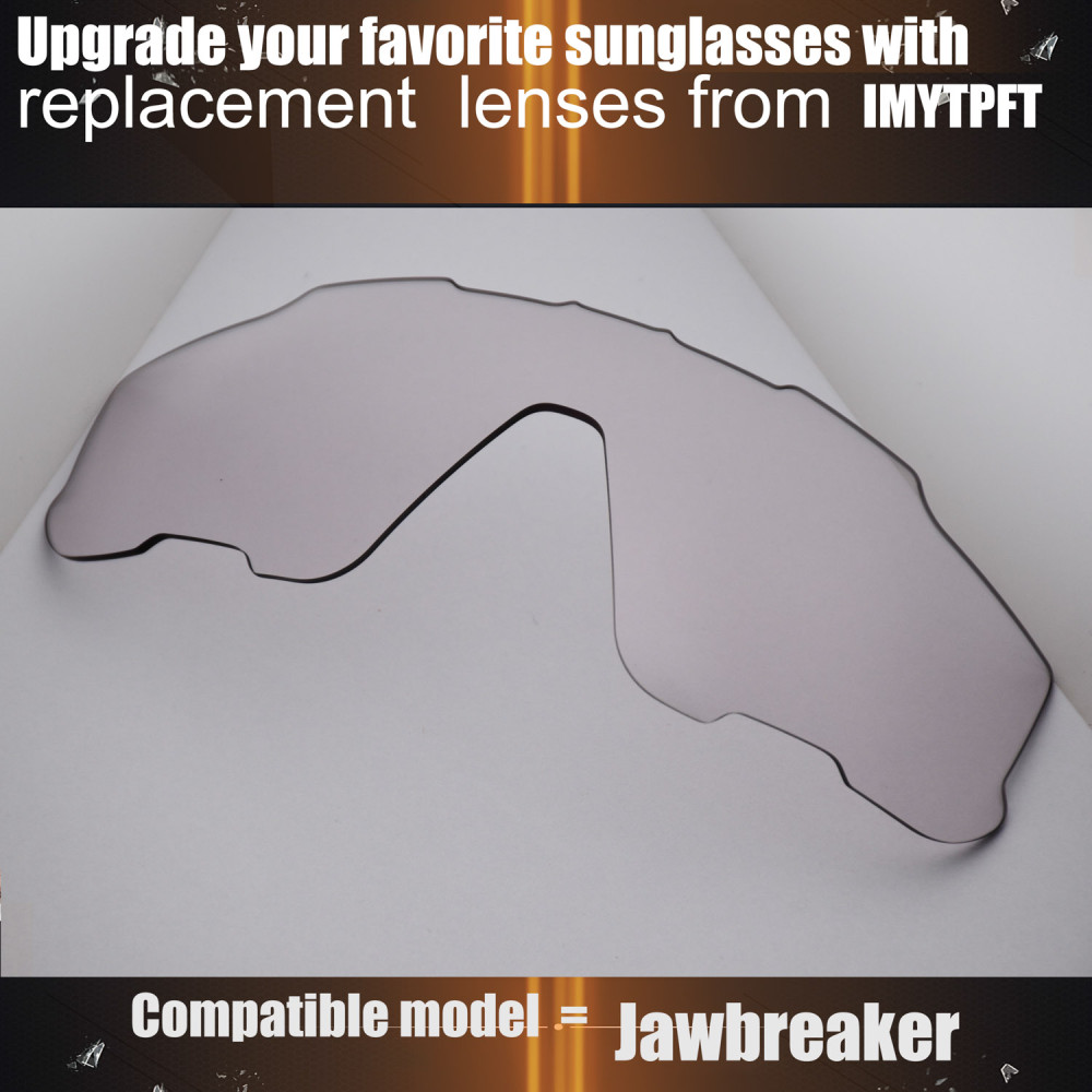 Imytpft Compatible/Replacement for Lenses Oakley Jawbreaker  Photochromic Polarized