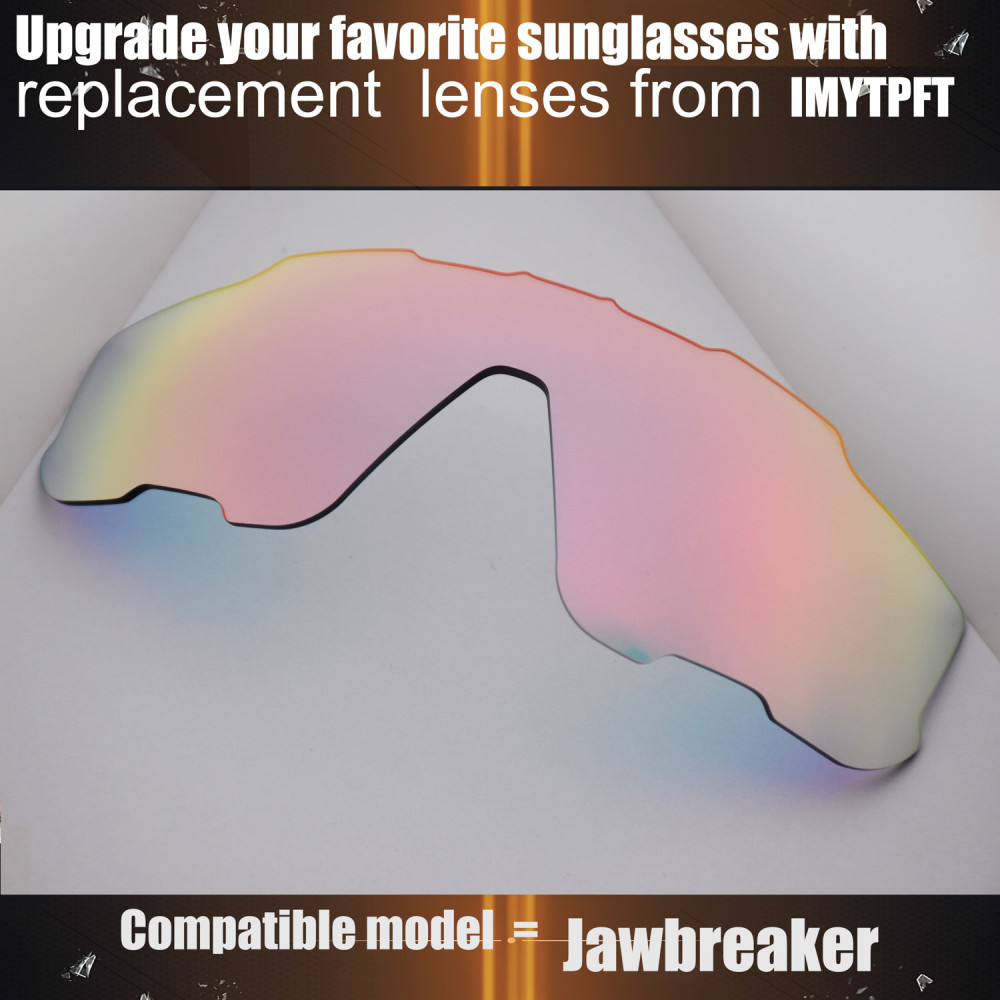 Imytpft Replacement Lenses For Oakley Jawbreaker Sunglasses Photochromic Red