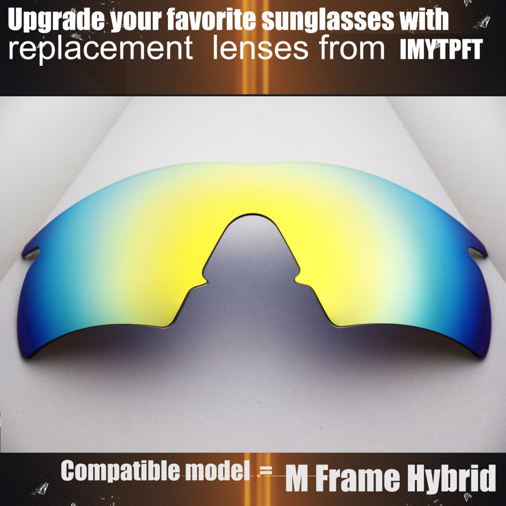 Imytpft Compatible/Replacement for Lenses Oakley M Frame Hybrid  24K Gold Polarized