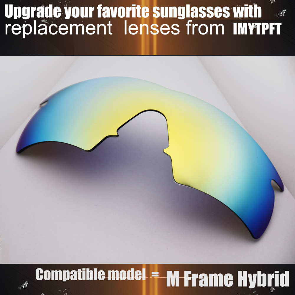 Imytpft Compatible/Replacement for Lenses Oakley M Frame Hybrid  24K Gold Polarized
