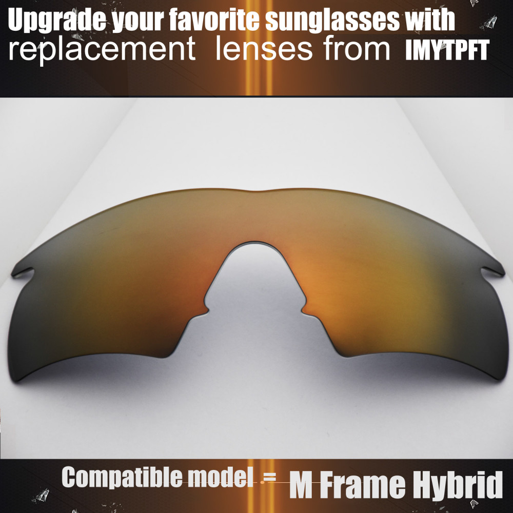 Imytpft Compatible/Replacement for Lenses Oakley M Frame Hybrid  Bronze Polarized