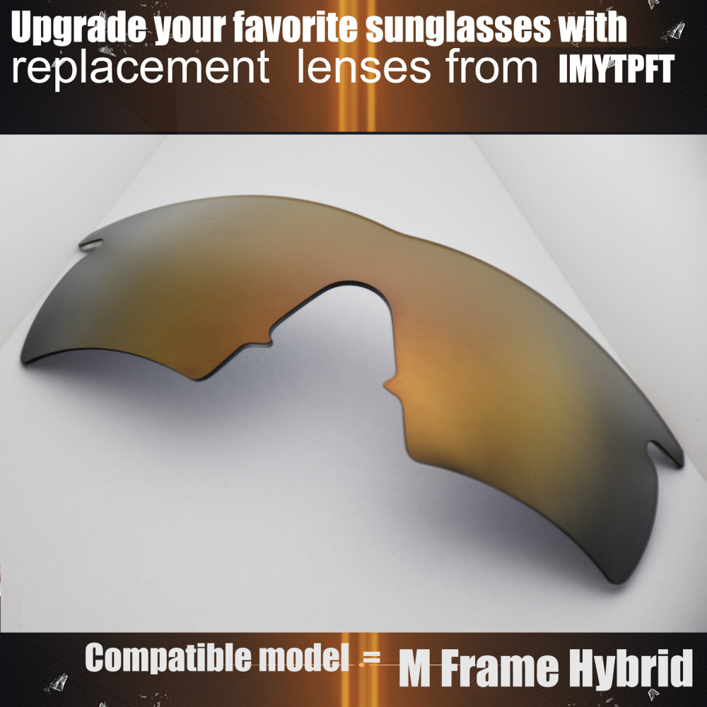 Imytpft Compatible/Replacement for Lenses Oakley M Frame Hybrid  Bronze Polarized