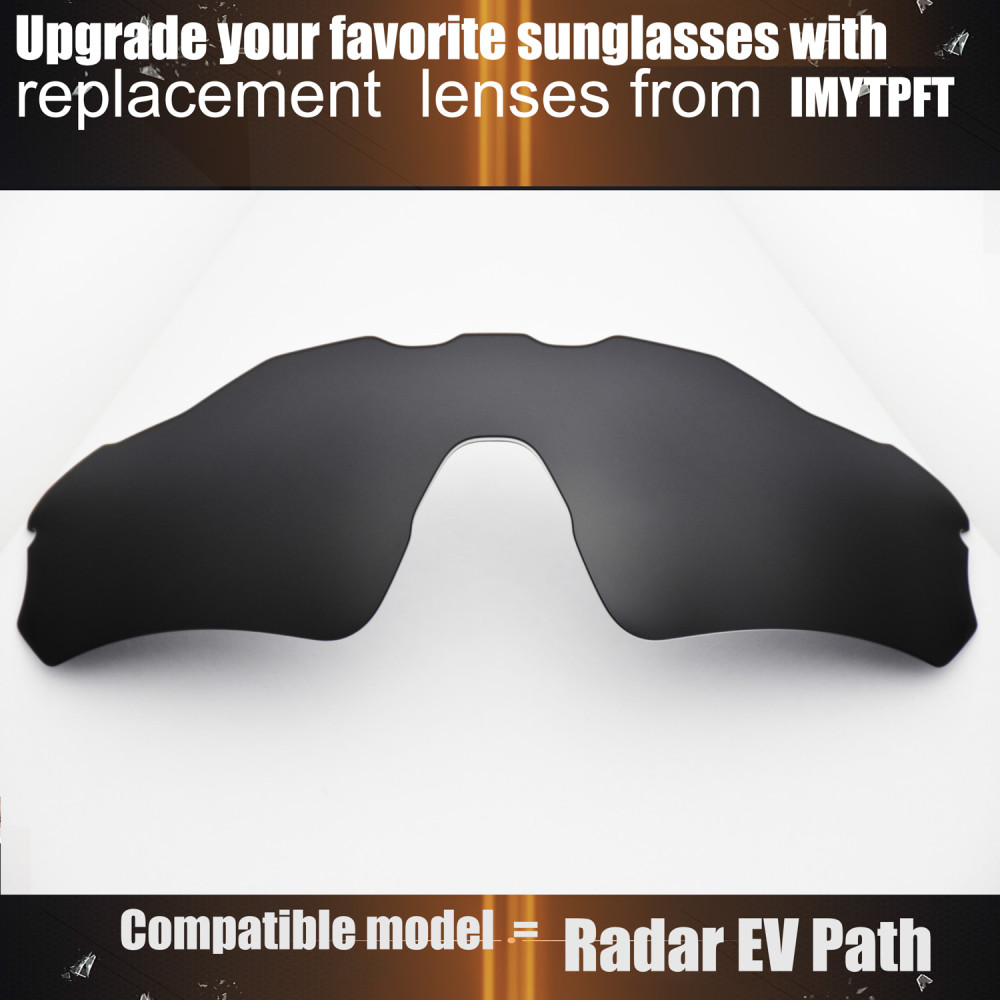Imytpft Compatible/Replacement for Lenses Oakley Radar EV Path  Black Polarized