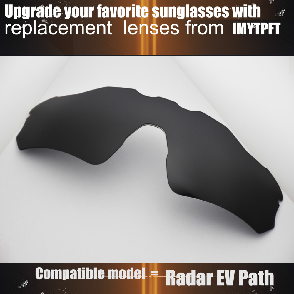 Imytpft Compatible/Replacement for Lenses Oakley Radar EV Path  Black Polarized