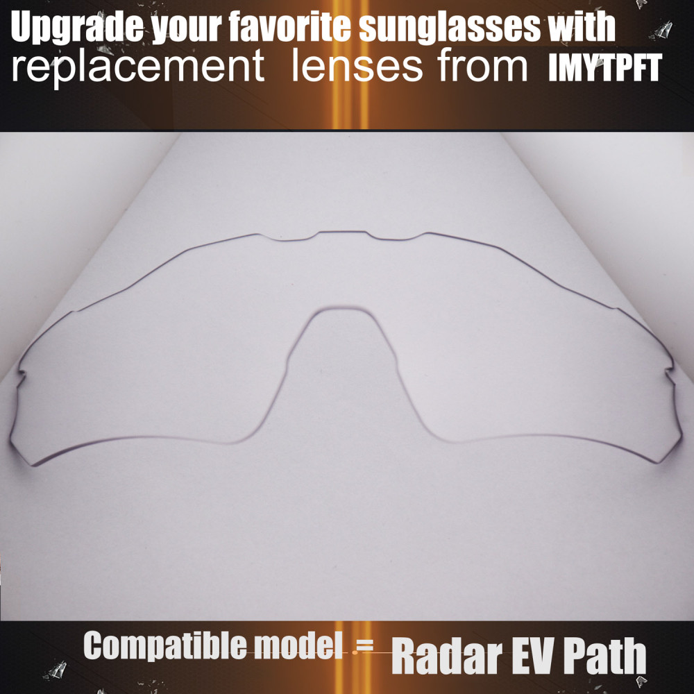 Imytpft Compatible/Replacement for Lenses Oakley Radar EV Path  Transparent Polarized