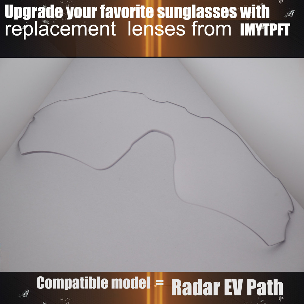 Imytpft Compatible/Replacement for Lenses Oakley Radar EV Path  Transparent Polarized