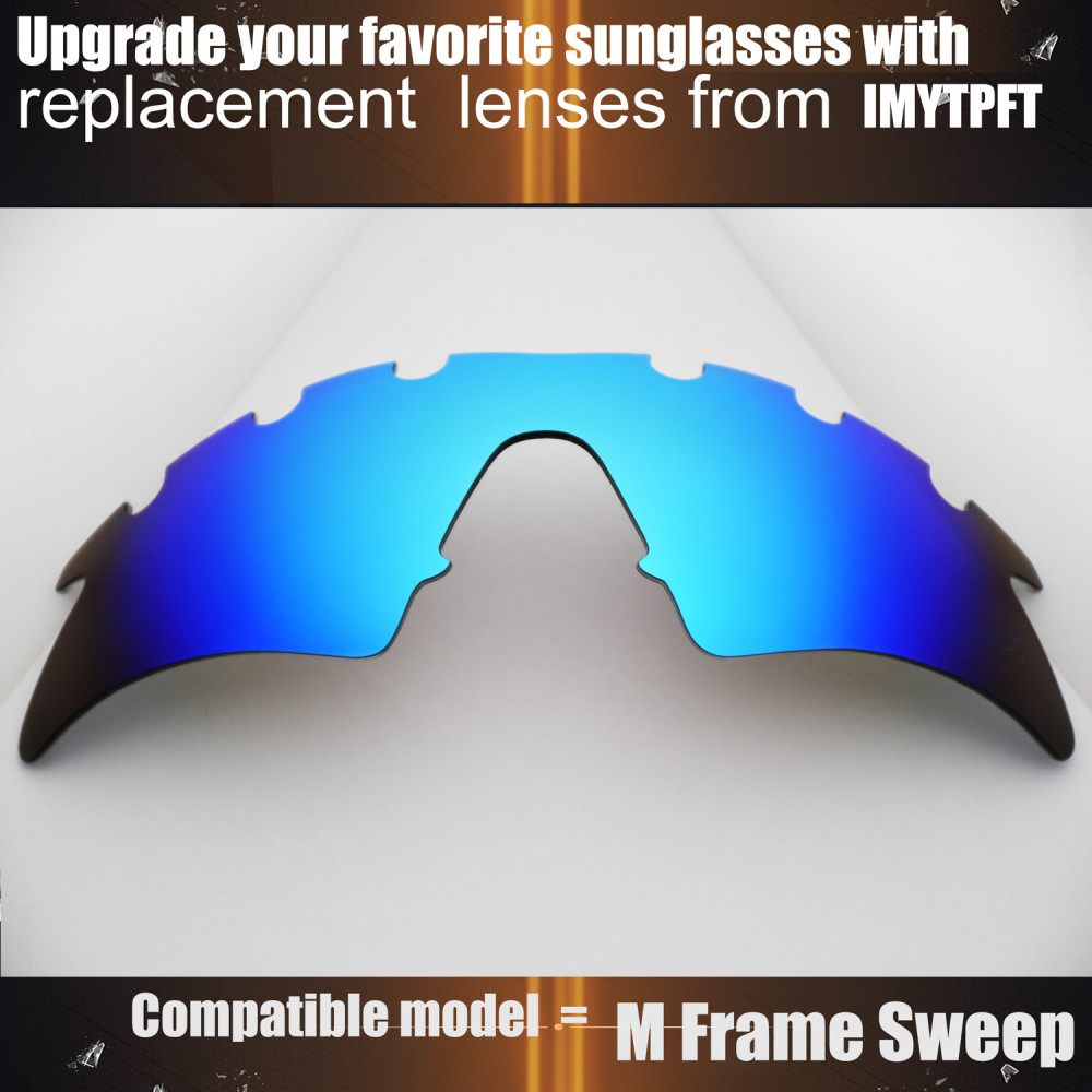 Imytpft Compatible/Replacement For Lenses Oakley M Frame Sweep Vented  Blue Polarized