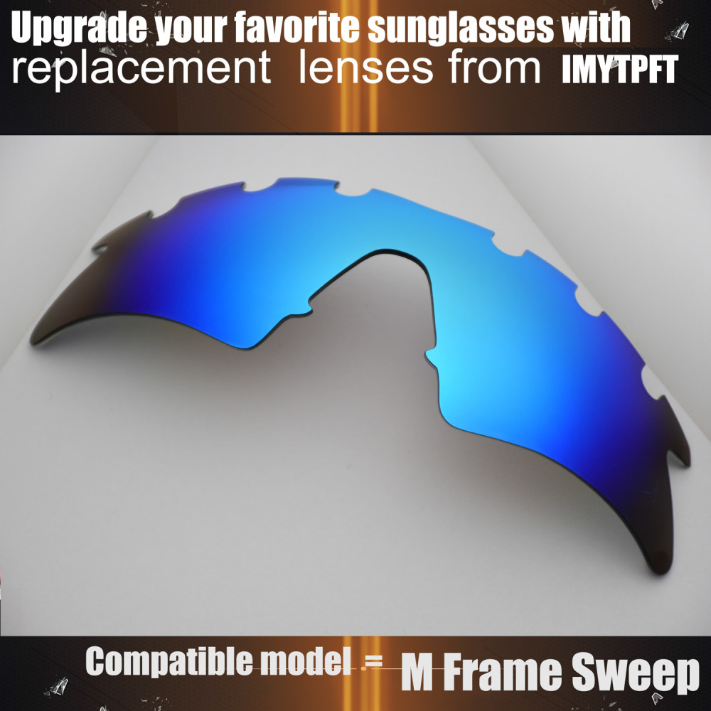 Imytpft Compatible/Replacement For Lenses Oakley M Frame Sweep Vented  Blue Polarized