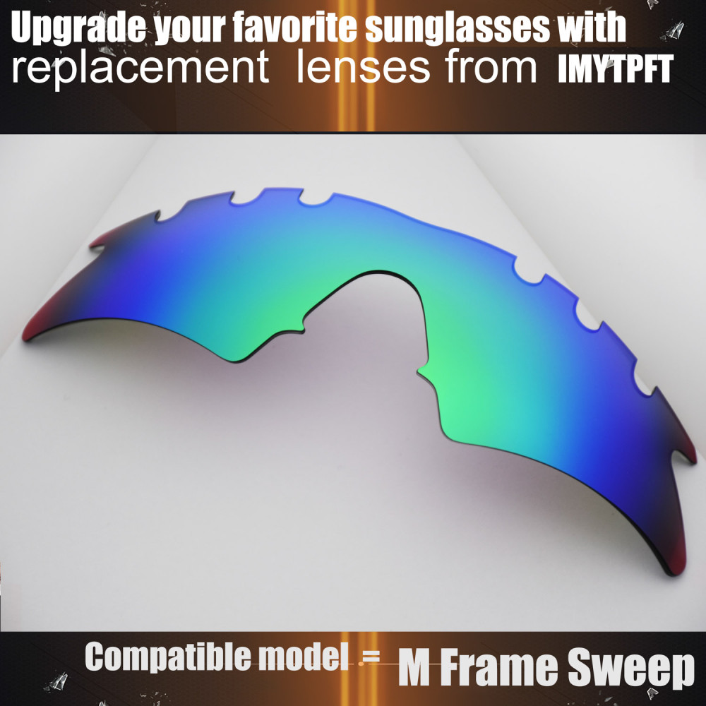 Imytpft Compatible/Replacement For Lenses Oakley M Frame Sweep Vented  Green Polarized