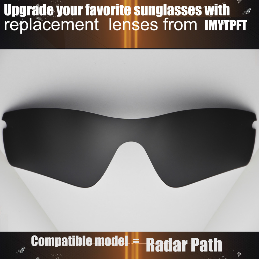 Imytpft Compatible/Replacement for Lenses Oakley Radar Path  Black Polarized