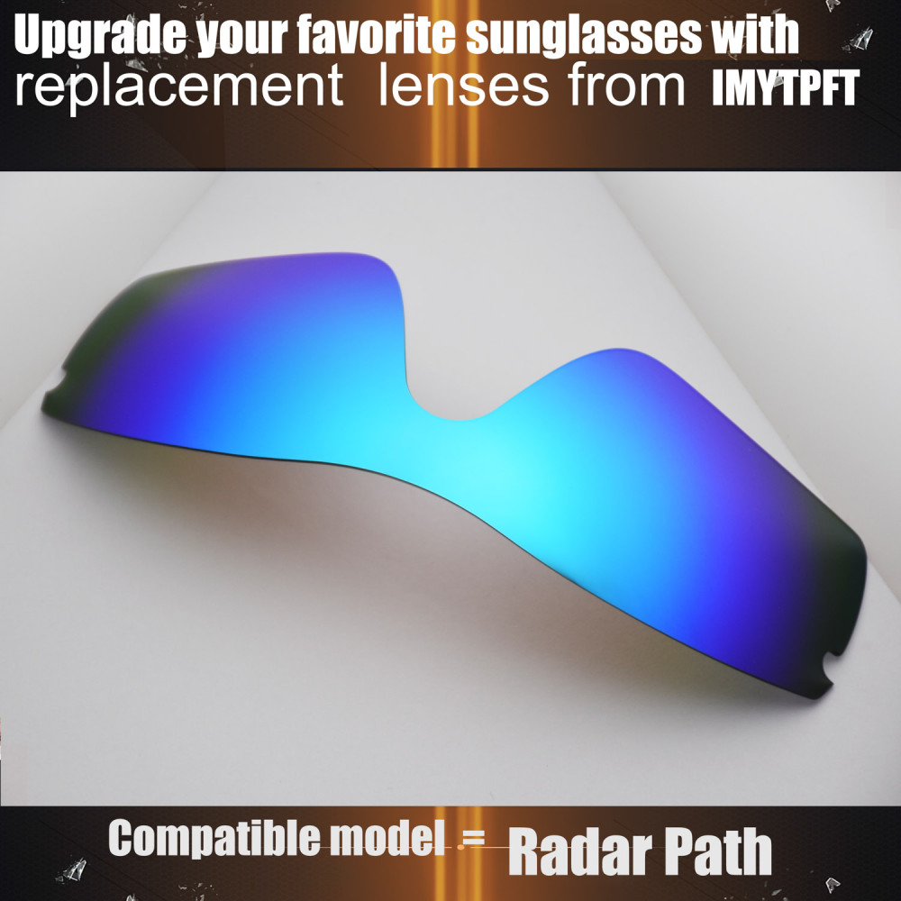 Imytpft Compatible/Replacement for Lenses Oakley Radar Path  Blue Polarized
