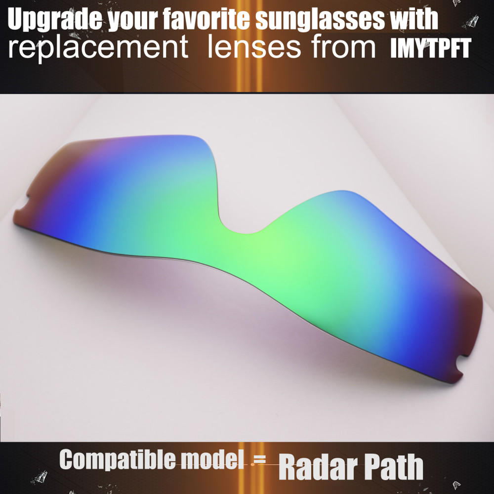 Imytpft Compatible/Replacement for Lenses Oakley Radar Path  Green Polarized