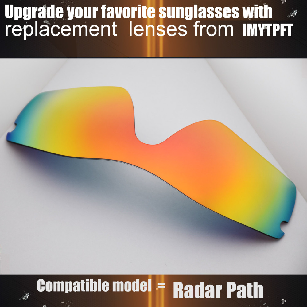 Imytpft Compatible/Replacement for Lenses Oakley Radar Path Red Polarized Imytpft Compatible/Replacement for Lenses Oakley Radar Path Red Polarized