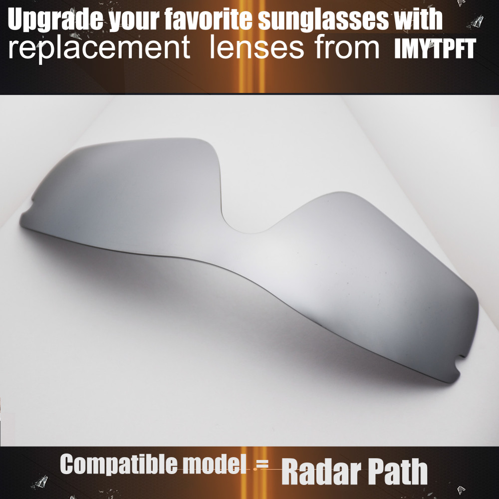 Imytpft Compatible/Replacement for Lenses Oakley Radar Path Titanium Mirror Polarized Imytpft Compatible/Replacement for Lenses Oakley Radar Path Titanium Mirror Polarized
