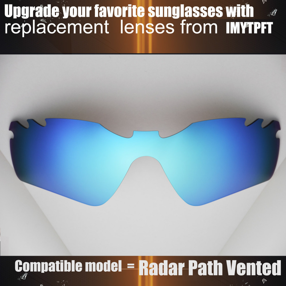 Imytpft Compatible/Replacement for Lenses Oakley Radar Path Vented  Blue Polarized
