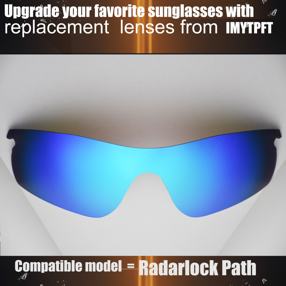Imytpft Compatible/Replacement for Lenses Oakley Radarlock Path  Blue Polarized