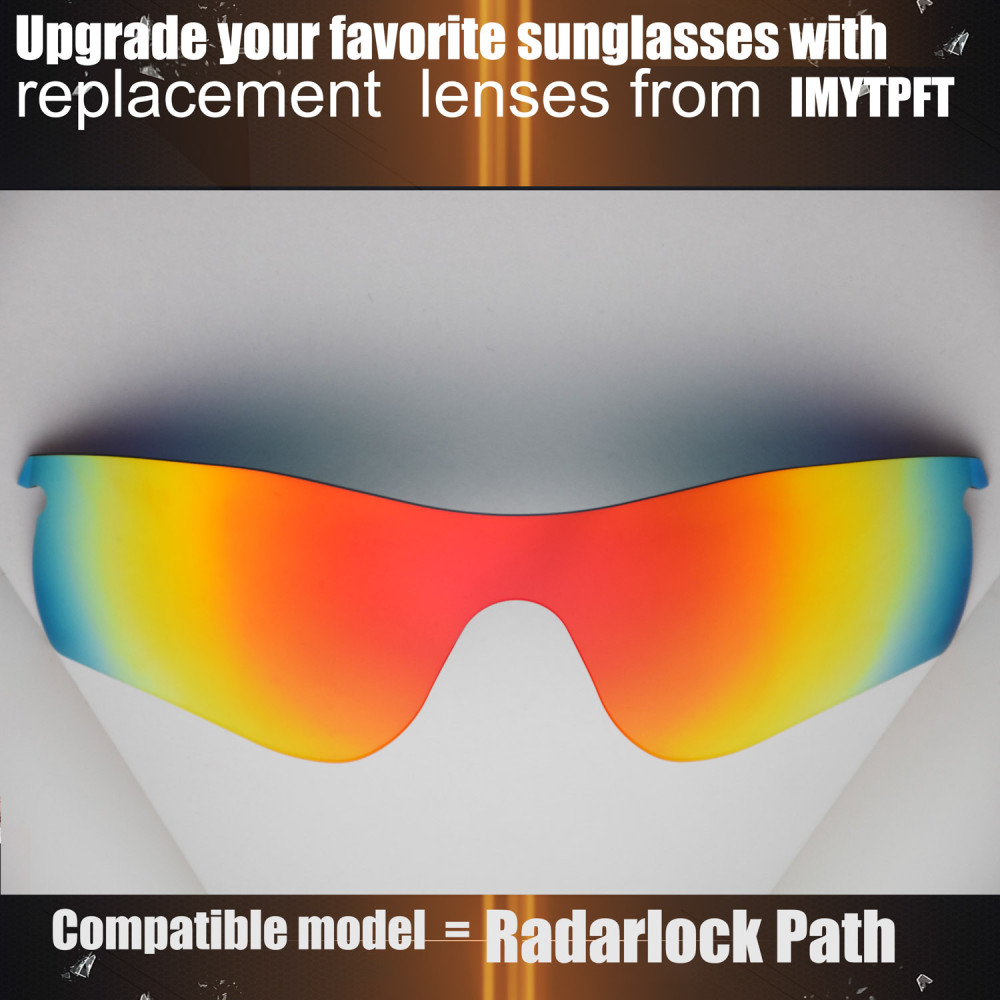 Imytpft Compatible/Replacement for Lenses Oakley Radarlock Path  Red Polarized
