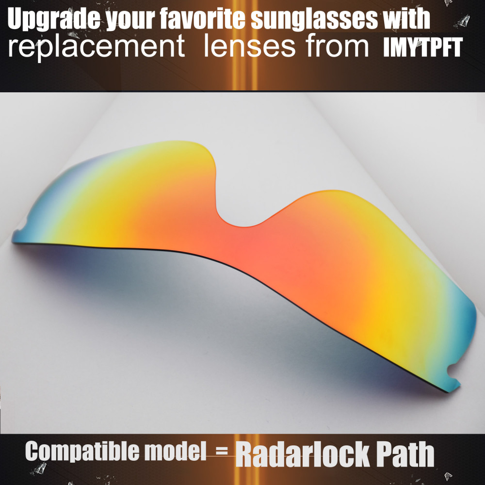 Imytpft Compatible/Replacement for Lenses Oakley Radarlock Path  Red Polarized