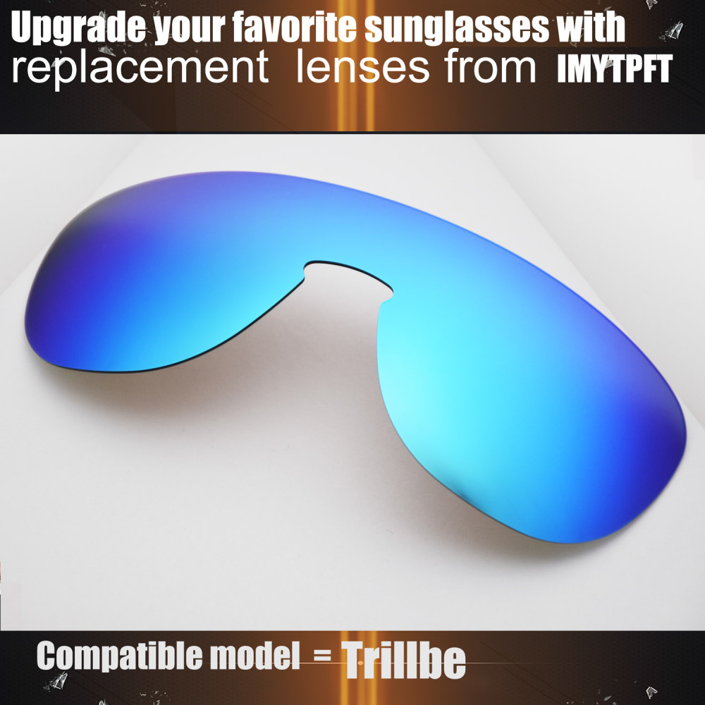 Imytpft Compatible/Replacement For Lenses Oakley Trillbe  Blue Polarized