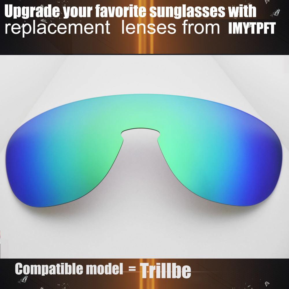 Imytpft Compatible/Replacement For Lenses Oakley Trillbe  Green Polarized