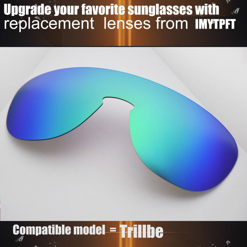 Imytpft Compatible/Replacement For Lenses Oakley Trillbe  Green Polarized