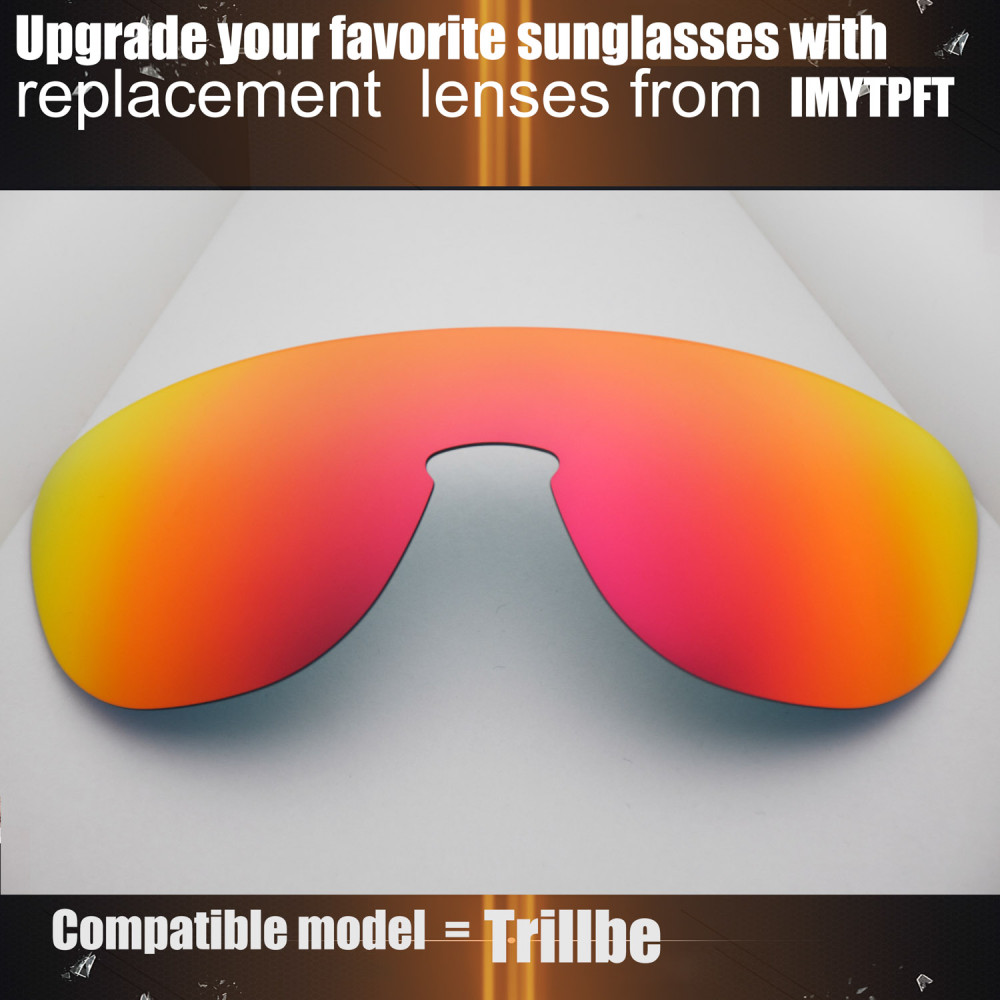 Imytpft Compatible/Replacement For Lenses Oakley Trillbe  Red Polarized