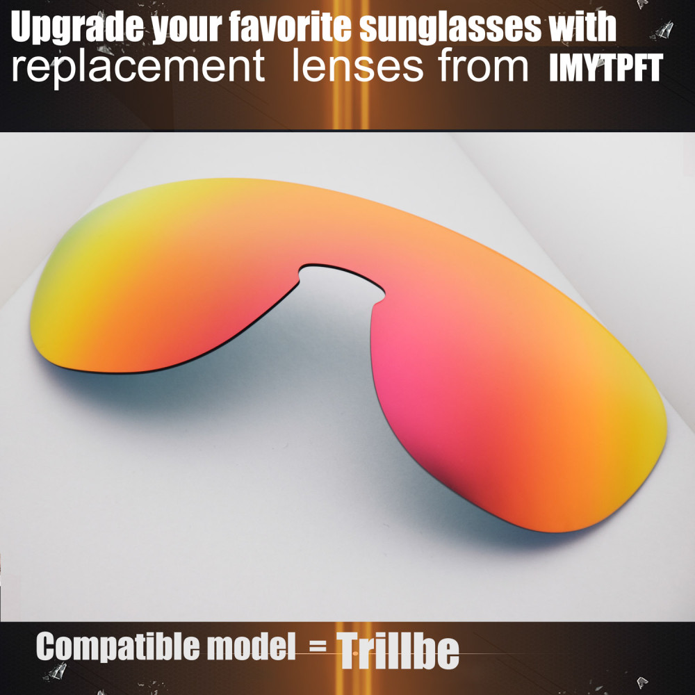 Imytpft Compatible/Replacement For Lenses Oakley Trillbe  Red Polarized