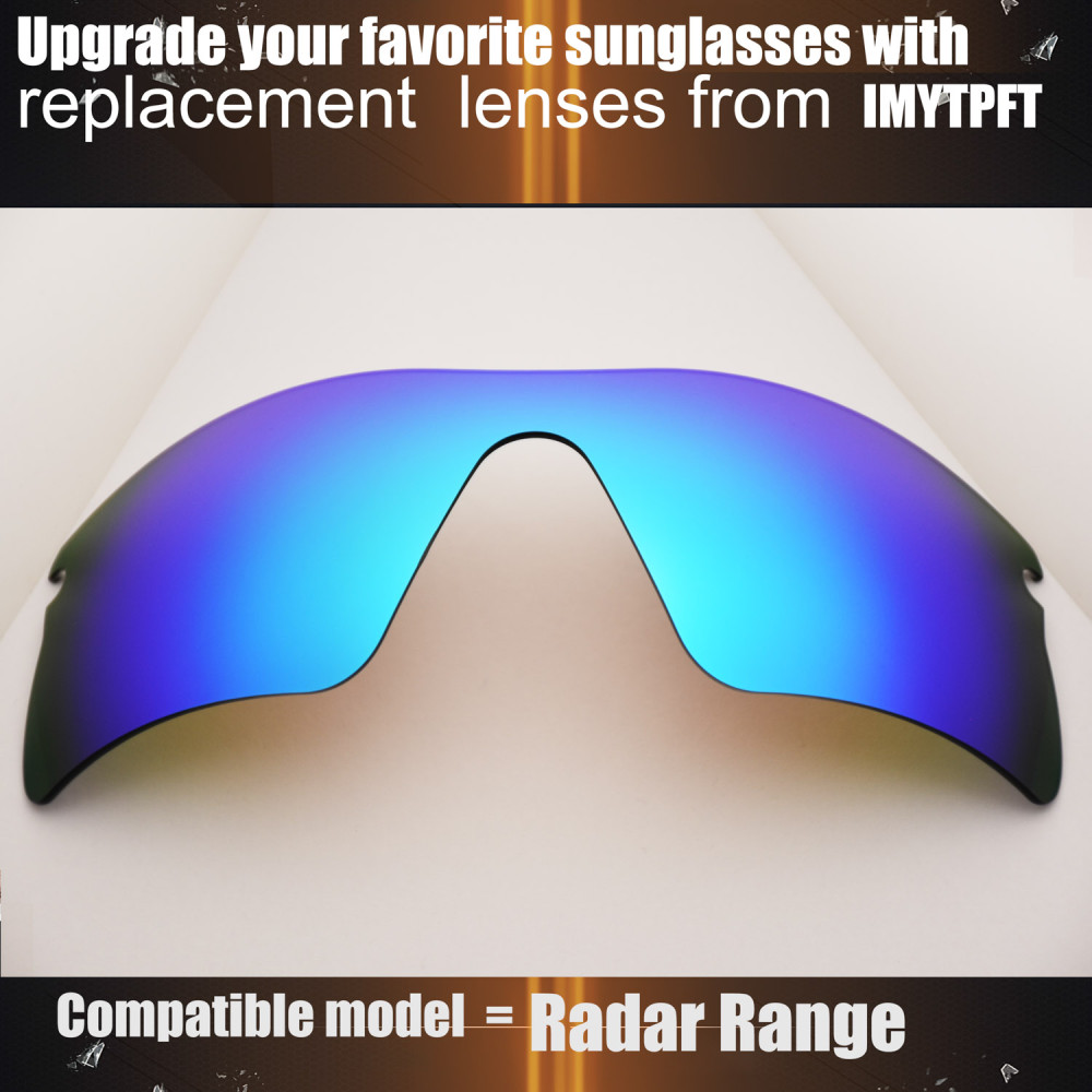 Imytpft Compatible/Replacement For Lenses Oakley Radar Range  Blue Polarized