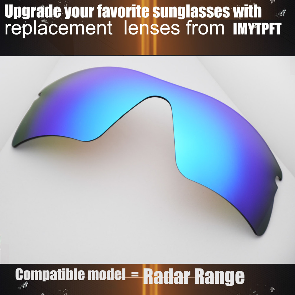 Imytpft Compatible/Replacement For Lenses Oakley Radar Range  Blue Polarized