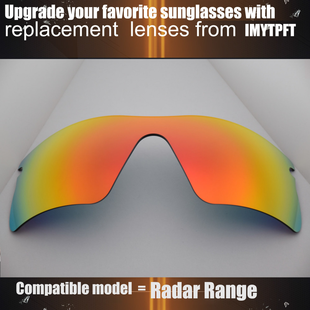 Imytpft Compatible/Replacement For Lenses Oakley Radar Range  Red Polarized