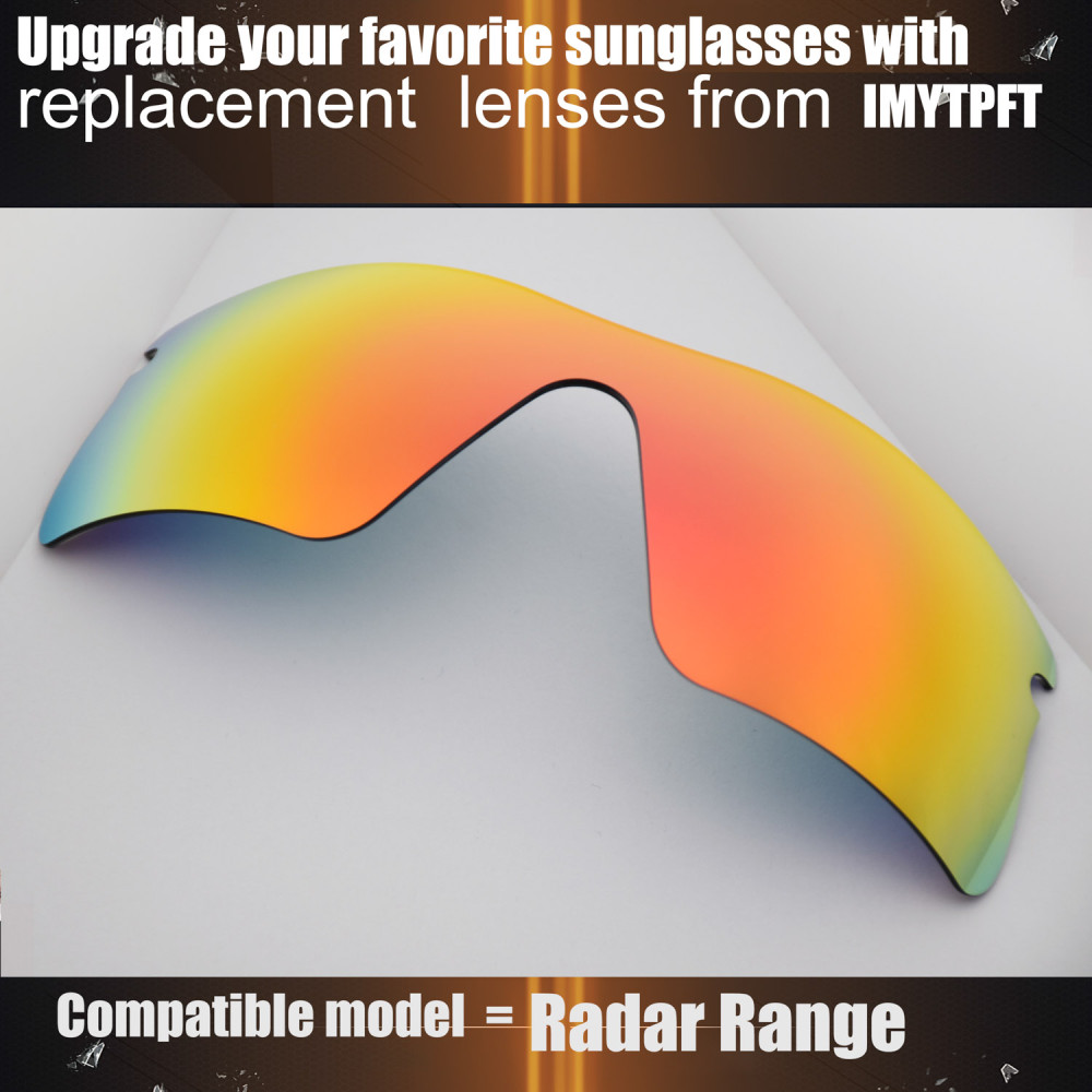 Imytpft Compatible/Replacement For Lenses Oakley Radar Range  Red Polarized