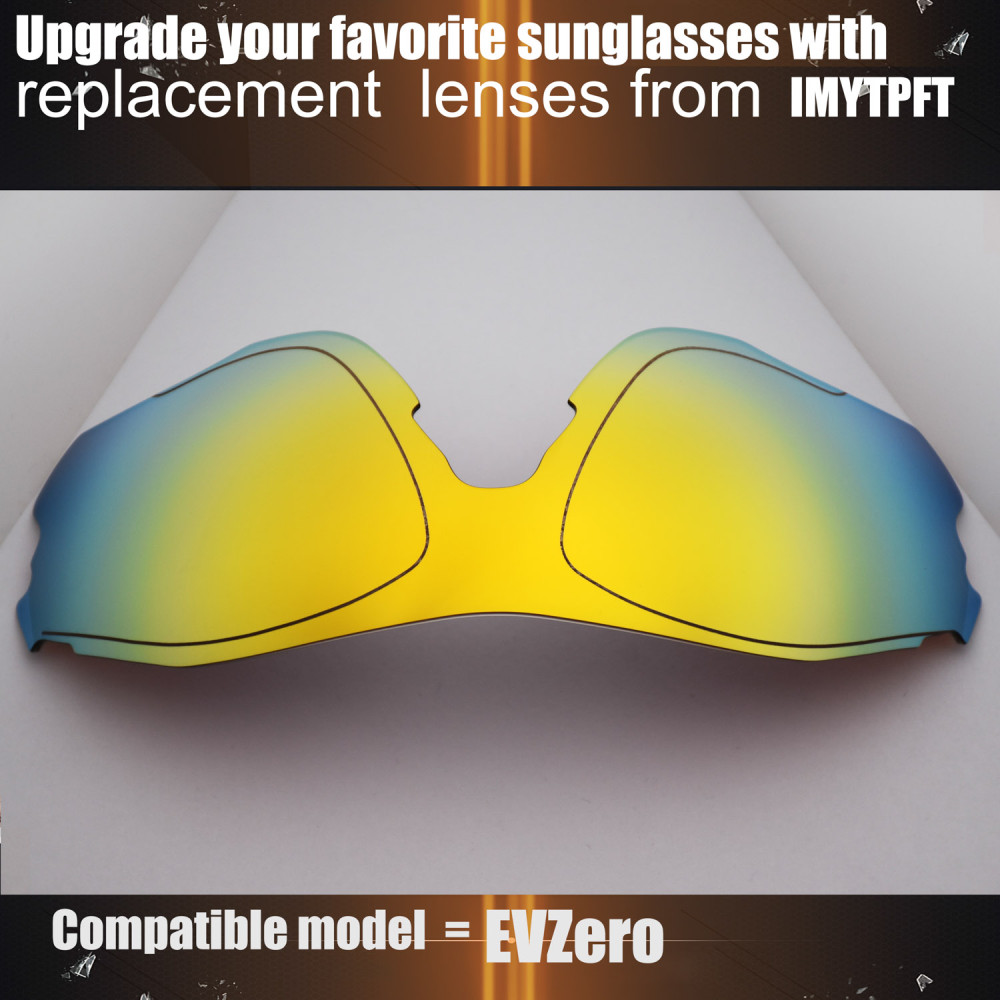 Imytpft Compatible/Replacement For Lenses Oakley EV Zero  24K Gold Polarized