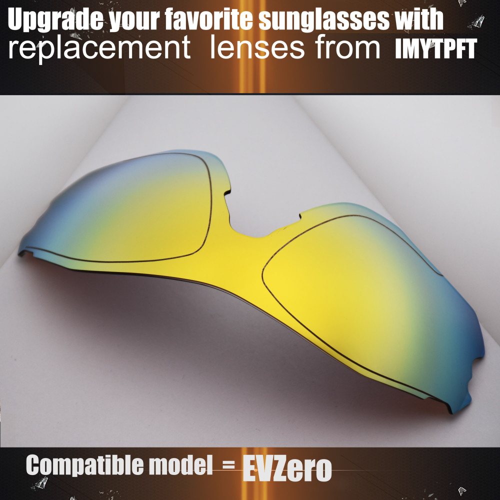 Imytpft Compatible/Replacement For Lenses Oakley EV Zero  24K Gold Polarized