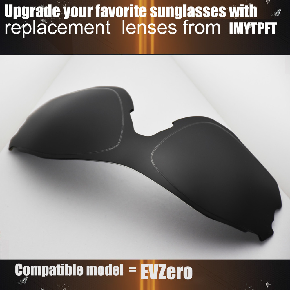 Imytpft Compatible/Replacement For Lenses Oakley EV Zero  Black Polarized